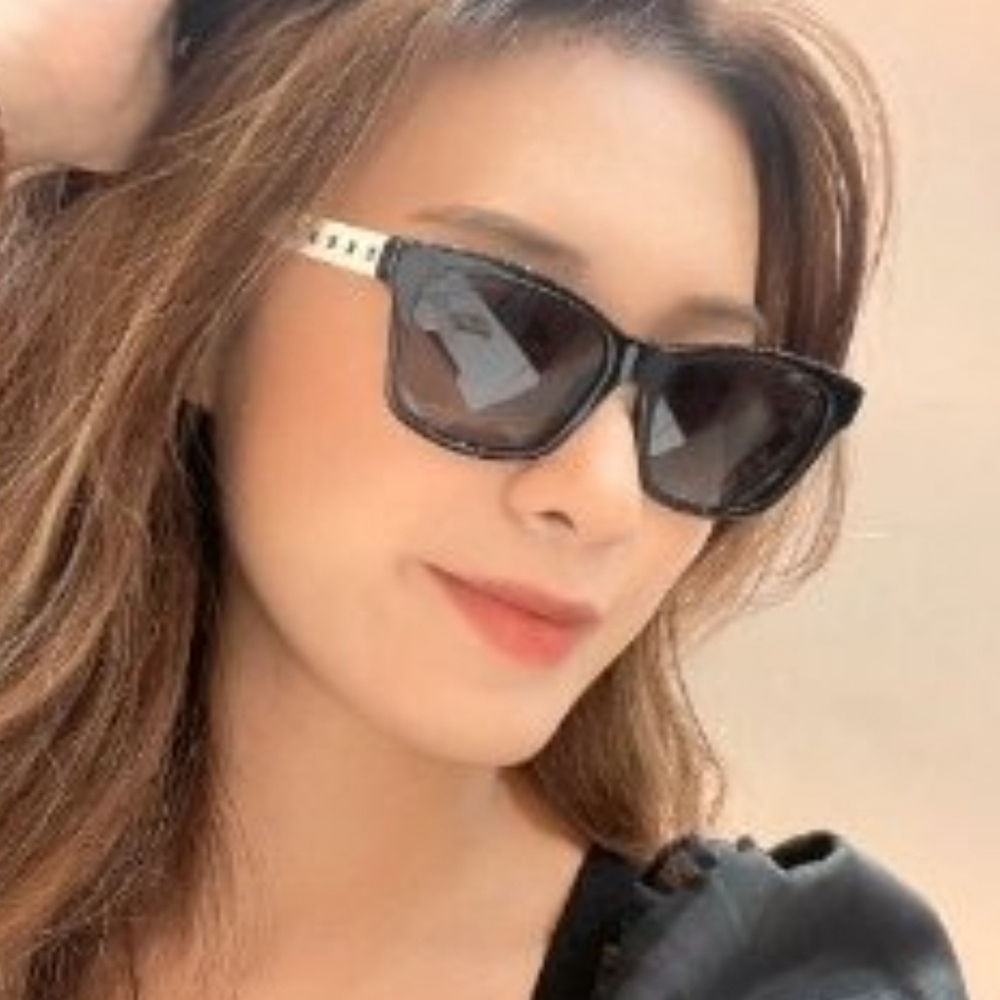 Chanel BLACK & WHITE SUNGLASSES. Lenses:Gray Ref CH5484 1656/s6 - Picture 6 of 16
